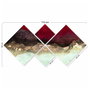 Wallity Conjunto de 4 Cuadros Decorativos de MDF Multicolor